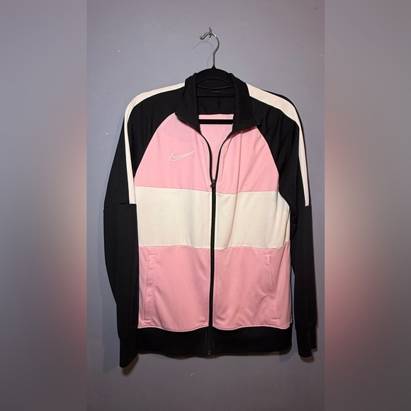 Nike Pink and Black Bomber Jacket - Picture 1 of 4